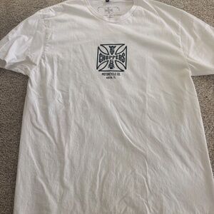 West Coast choppers s/s white T XL